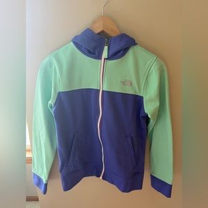 Girls The North Face Zip-Up Sweatshirt